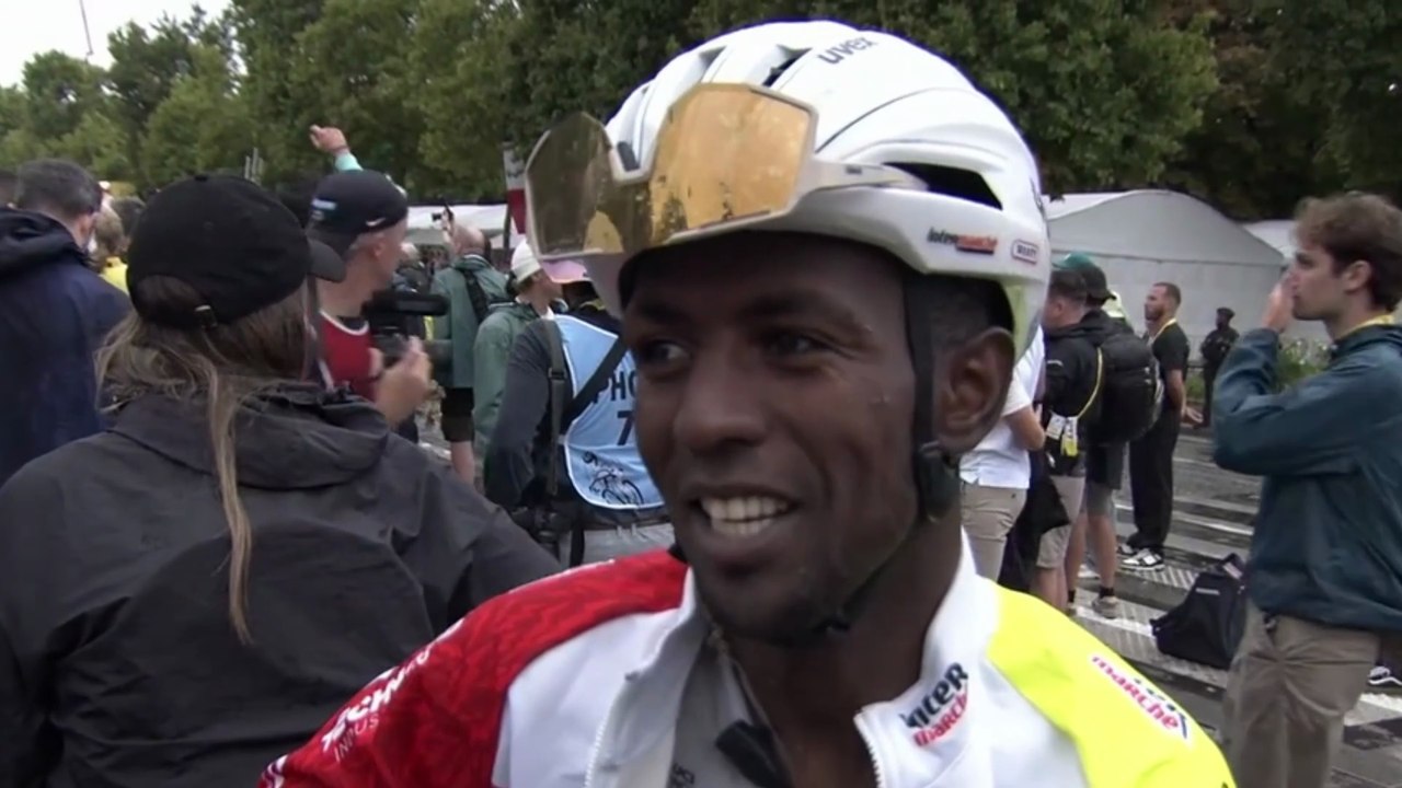 Tour de France 2025 - Biniam Girmay : "Je suis totalement détruit... je veux juste dormir deux jours d'affilée"