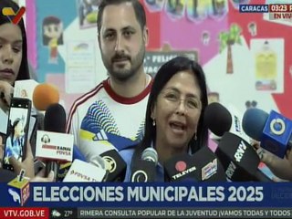 Vpdta. Delcy Rodríguez: Esta noche el pueblo venezolano estará celebrando en todos los municipios