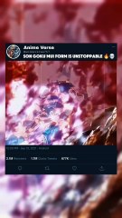 SON GOKU MUI FORM IS UNSTOPPABLE 🔥💀  #goku #foryoupage #foryou #anime #viral #grow #fyp