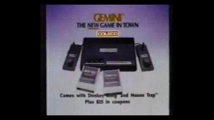 Coleco Gemini Video Game Console Ad
