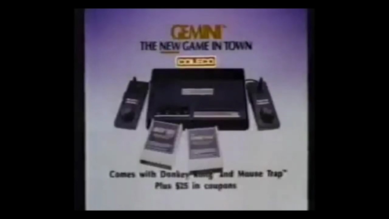 Coleco Gemini Video Game Console Ad