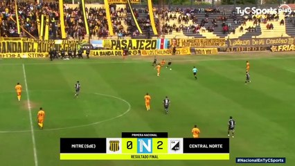 Central Norte venció 2 a 0 a Mitre en Santiago del Estero