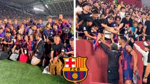 Barcelona inicia pretemporada con victoria y su afición en Japón enloquece