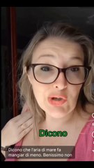 francesca cirone dicono che l'aria di mare fa mangiare di meno