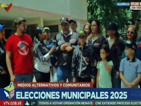 Guariqueños ejercen su derechos al voto en unión y armonía para elegir sus proyectos y sus alcaldes