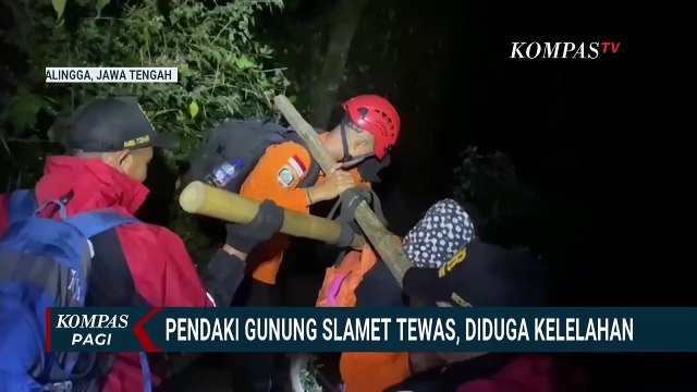 Pendaki Asal Sukabumi Tewas di Puncak Gunung Slamet, Diduga Kedinginan dan Kelelahan | KOMPAS PAGI