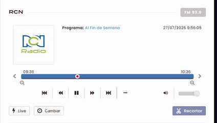 Despedida ''Al fin de semana RCN'' - RCN Radio (julio 27 2025)