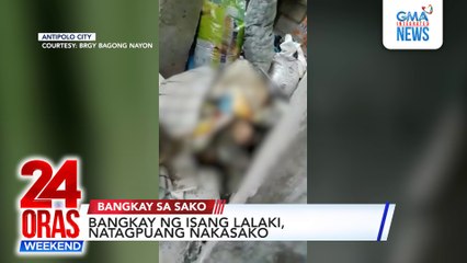 Online Exclusive: Bangkay ng isang lalaki, natagpuang nakasako at kasama ng mga basura sa sarili niyang bahay