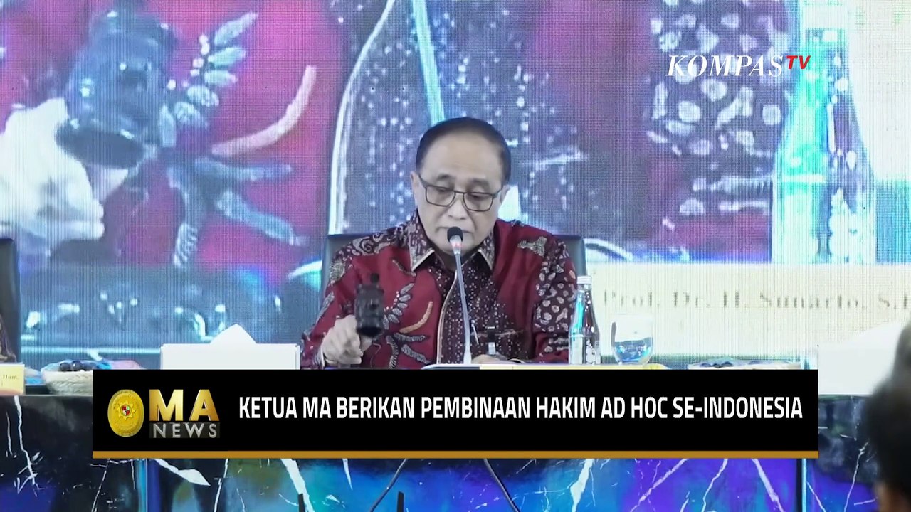 Ketua Mahkamah Agung Gelar Pembinaan untuk 450 Hakim Ad Hoc Seluruh Indonesia | MA NEWS