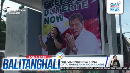 VP Sara Duterte sa hindi panonood sa SONA ni PBBM - Sayang ang data, babasahin ko nalang | Balitanghali