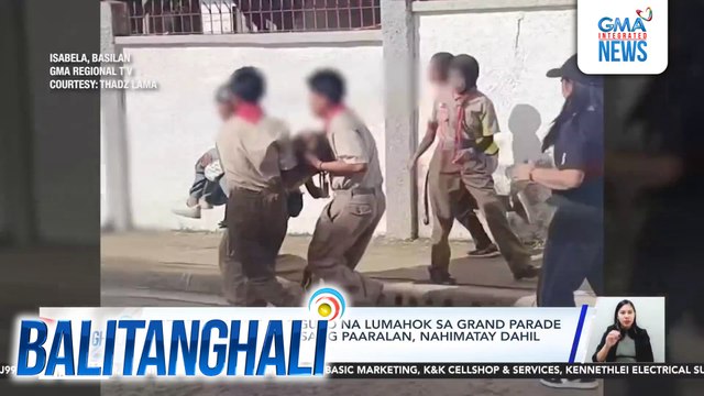 187 estudyante at 2 guro na lumahok sa Grand Parade ng Intramurals ng isang paaralan, nahimatay dahil sa heat exhaustion | Balitanghali
