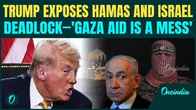 Trump Demands ‘Bibi’ to ACT NOW, Blames Hamas for Gaza Hunger as 100+ Aid Groups Warn of Starvation