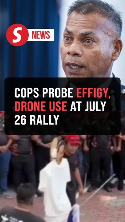 Police investigate effigy incident at July 26 rally