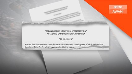 ASEAN gesa segerakan gencatan senjata