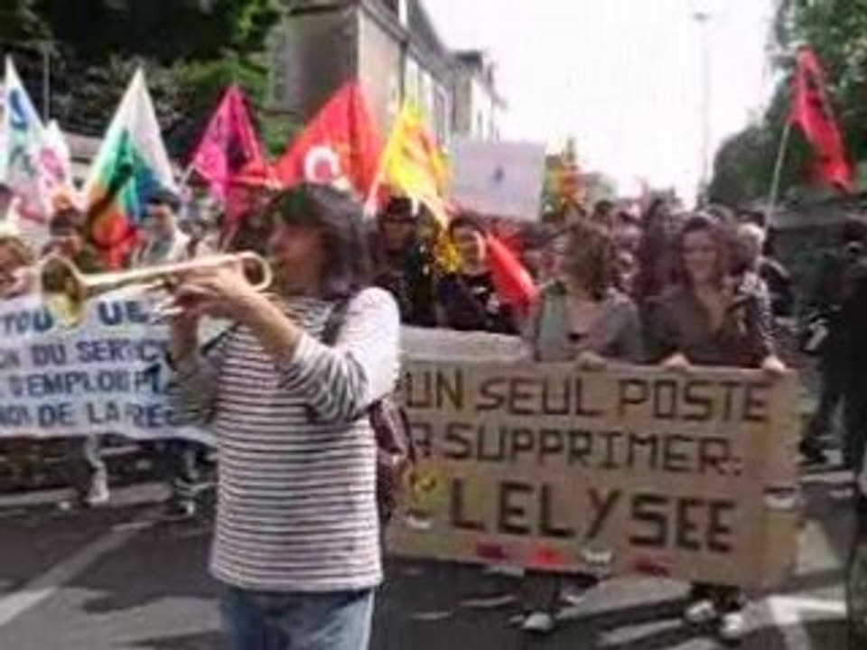 mobilisation des lycéens professeurs ...à Blois