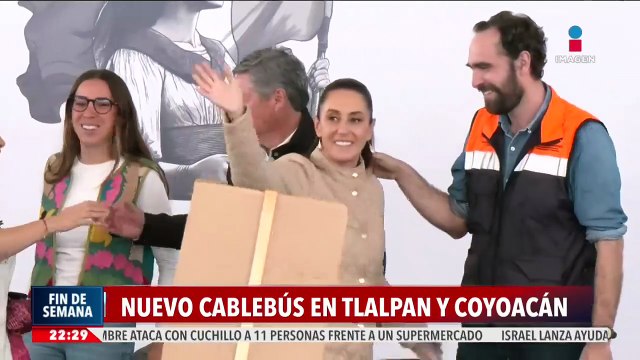 Sheinbaum y Brugada presentan el proyecto de la Línea 4 del Cablebús