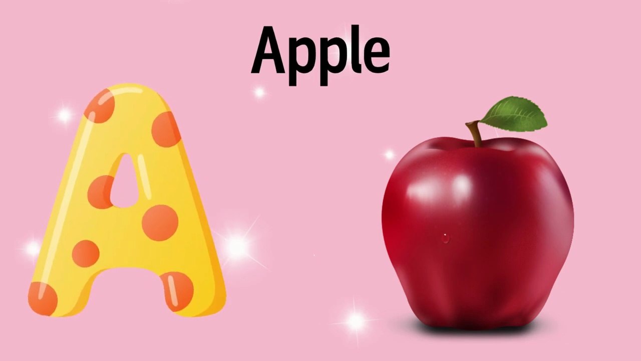A For Apple _ ABC Song _ Nursery Rhymes for Children _ A to Z Learning Video