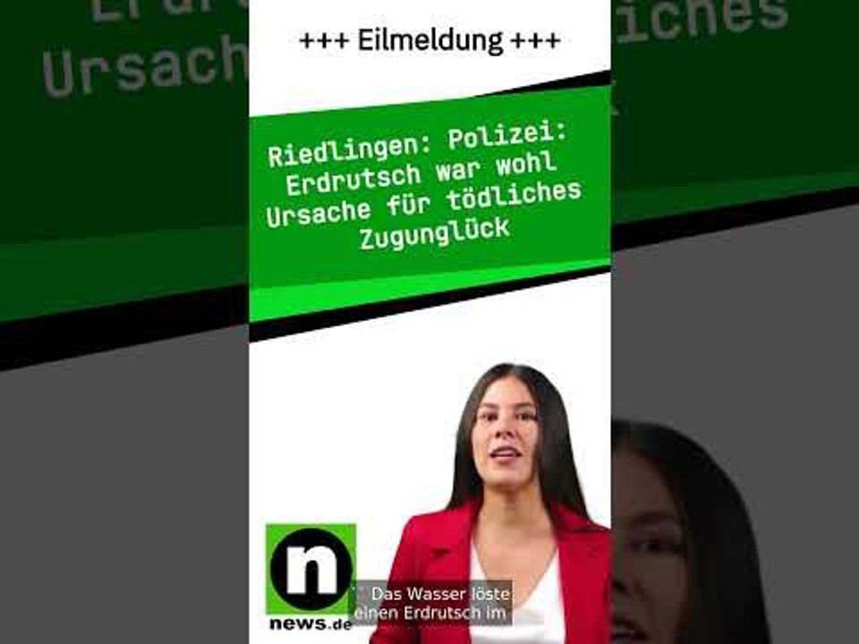 Polizei: Erdrutsch war wohl Ursache für tödliches Zugunglück