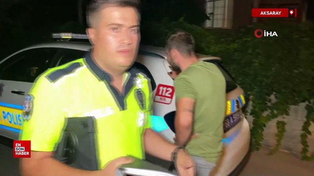 Aksaray'da 1.51 promil alkollü yakalandı ehliyeti için polis memuruna yalvardı