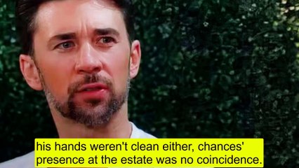 Chance lies dead on the floor - Cane is angry because Carter ruined the plan CBS