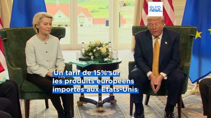 L’UE et les États-Unis scellent un accord prévoyant 15 % de taxes sur les exportations européennes