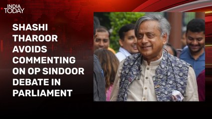 Maunvrat, maunvrat: Shashi Tharoor avoids commenting on Op Sindoor debate