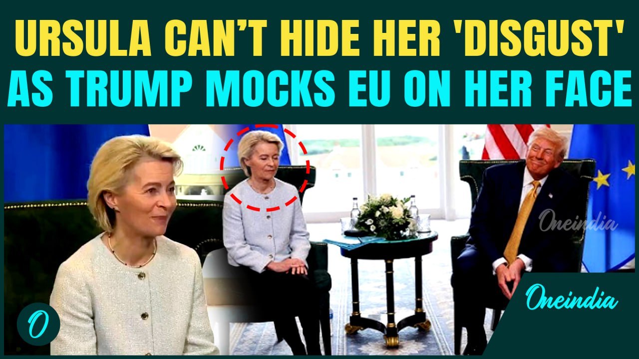 Trump Explodes Ursula Over Climate, Border, Tariff |EU Chief Seen 'Uncomfortable' in Brutal Showdown