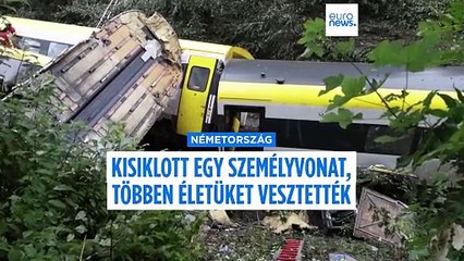 Földcsuszamlás okozhatta a német vonatbalesetet, amelyben legkevesebb hárman meghaltak