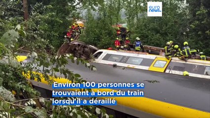 Allemagne : le déraillement d'un train régional fait au moins trois morts