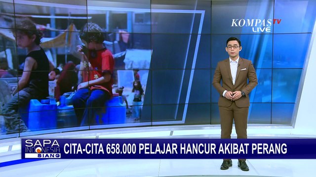 Kisah Impian 658 Ribu Pelajar Gaza Hancur Akibat Perang Hamas-Israel, Kapan Berakhir? | SAPA SIANG