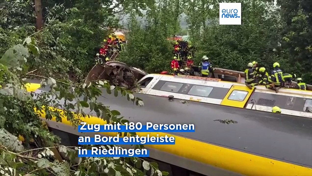 Mindestens drei Tote, mehrere Verletzte: Regionalzug in Südwestdeutschland entgleist