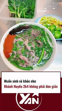 MUỐN XINH và KHỎE MẠNH, KHÁNH HUYỀN 2K4 phải luyện tập chăm chỉ