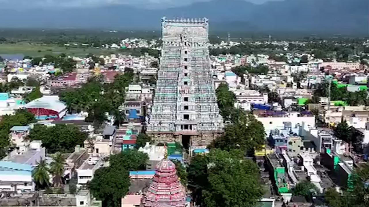 Grand Aadipooram Car Procession at Srivilliputtur Temple | Drone View