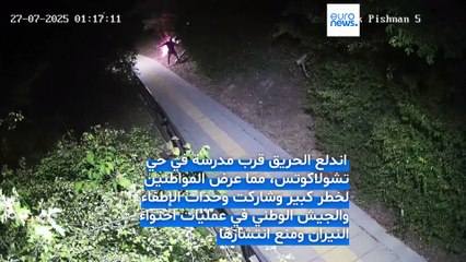 فيديو يوثق كيف أقدم مشتبه به على تعمّد إشعال حريق بإحدى الغابات شمال بلغاريا