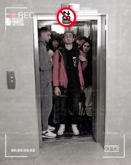 Trying and failing in finding a way to bend the weight restriction in a lift! 🤣