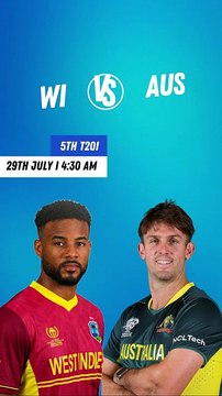 WI vs AUS 5th T20 Dream11 Prediction || WI vs AUS 5th T20 Dream11 Team || West Indies vs Australia