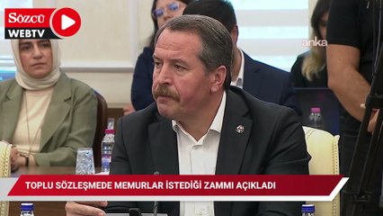 Toplu sözleşmede memurlar istediği zammı açıkladı