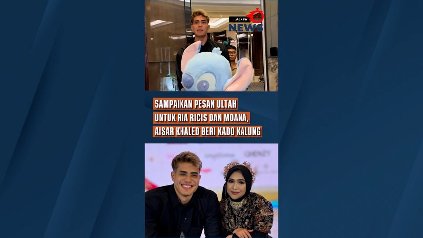 Sampaikan Pesan Ultah untuk Ria Ricis dan Moana, Aisar Khaled Beri Kado Kalung Emas dan Boneka