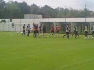entrainement girondin de bordeaux..foot......lormont