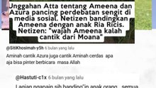 Atta kesal ameena dibandingin sama Moana #gosipartishariini