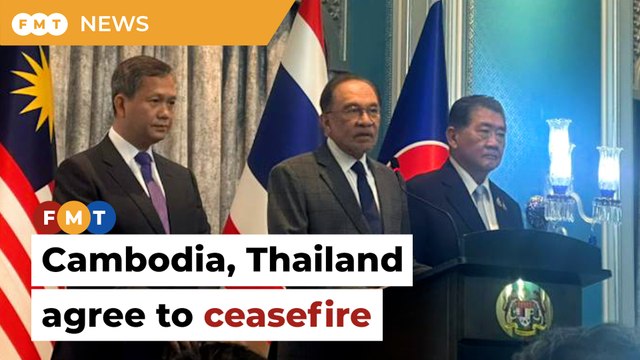 Cambodia, Thailand agree to ceasefire, says Anwar