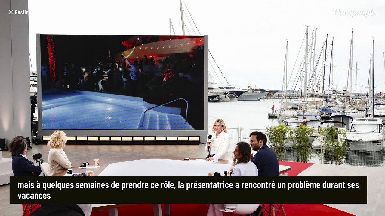 À quelques semaines de la rentrée, la nouvelle présentatrice de Télématin apparaît en béquilles pendant ses vacances