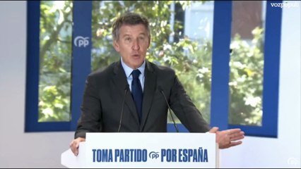 Feijóo desmonta el triunfalismo de Sánchez: "Se dedica a comprar tiempo en el poder vendiendo el Estado"