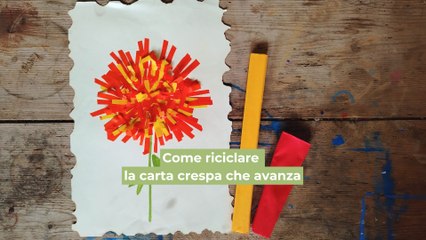 Come riciclare la carta crespa