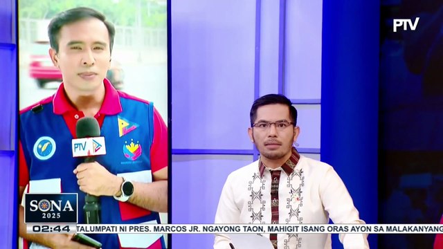 MMDA, nagpapatupad ng zipper lane sa Commonwealth Avenue kasabay ng SONA ni PBBM | ulat ni Bernard Ferrer