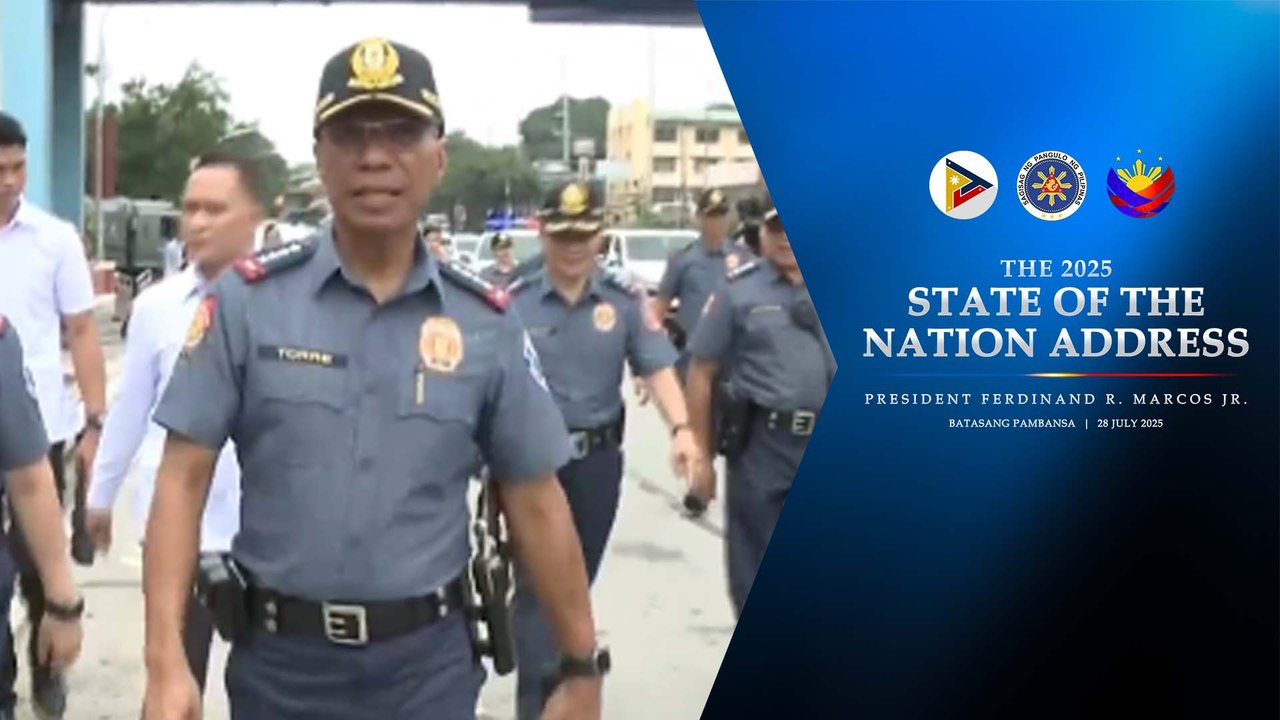Full alert status, itinaas ng PNP para tiyakin ang seguridad sa ikaapat na SONA ni PBBM | ulat ni Ryan Lesigues