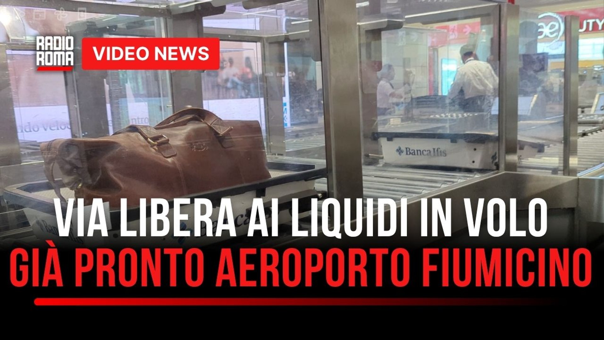 Liquidi in volo nel bagaglio a mano, già pronto l'aeroporto di Fiumicino