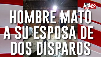 Asesinó a su esposa de dos disparos frente a la mirada de su pequeño hijo