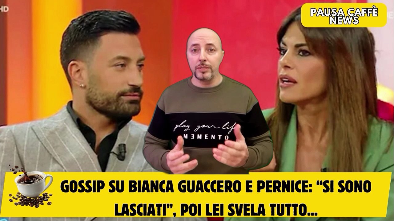 Gossip su Bianca Guaccero e Pernice “Si sono lasciati”, poi lei svela tutto...