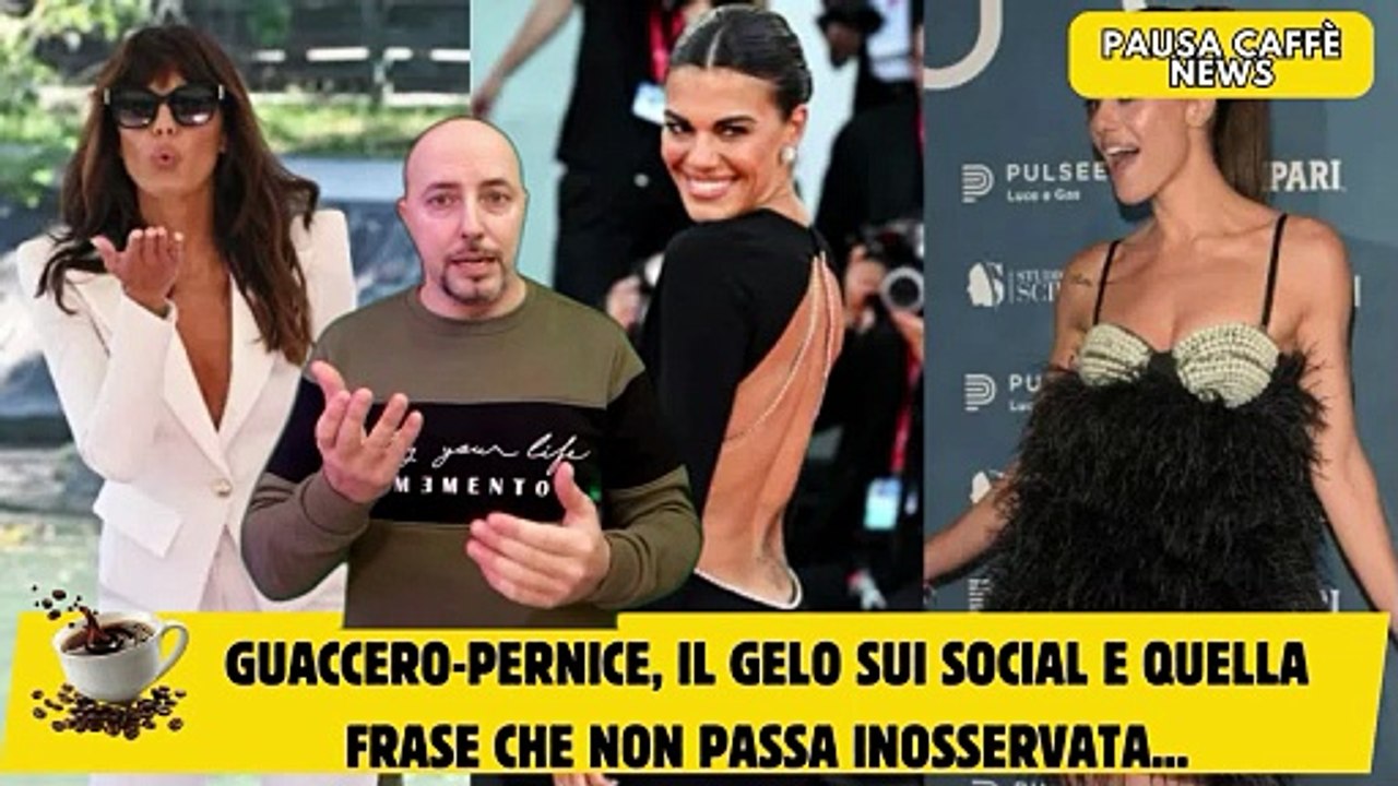 Guaccero-Pernice, il gelo sui social e quella frase che non passa inosservata...